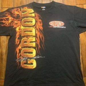 Vintage Nascar Jeff Gordon shirt racing flames xl